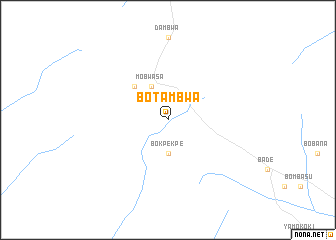 map of Botambwa