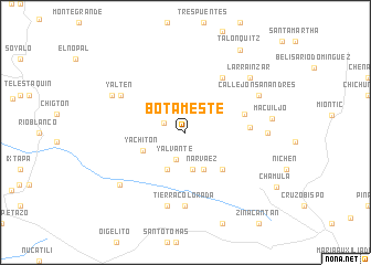map of Botameste