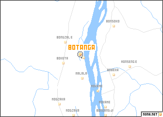 map of Botanga