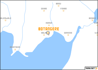 map of Botangere