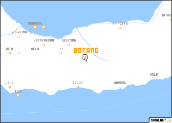 map of Botang