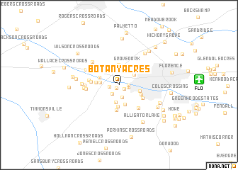 map of Botany Acres