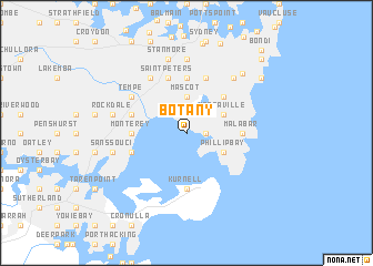 map of Botany