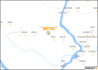 map of Botan