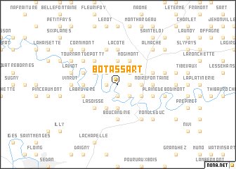 map of Botassart