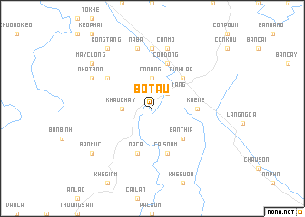 map of Bồ Tấu