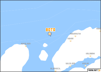 map of Bota