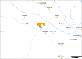 map of Bota