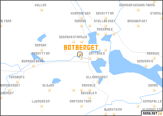 map of Botberget