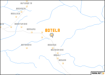 map of Botela