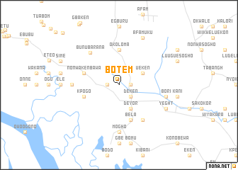 map of Botem