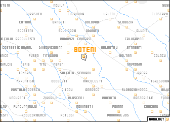 map of Boteni