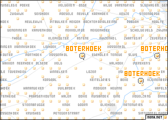 map of Boterhoek