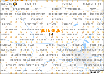 map of Boterhoek