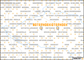 map of Boterhoek