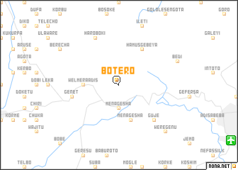 map of Botero