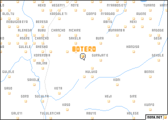 map of Botero