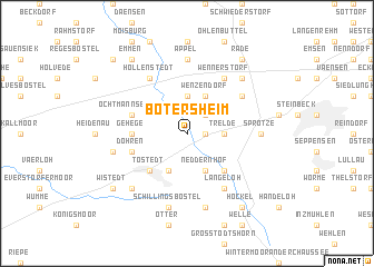 map of Bötersheim