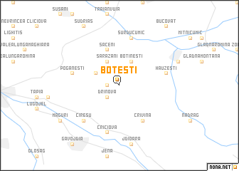 map of Boteşti