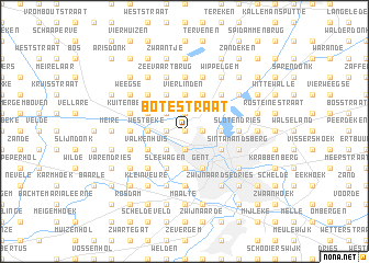 map of Botestraat