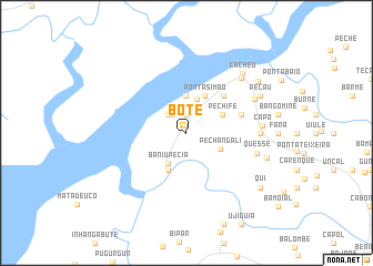 map of Botê
