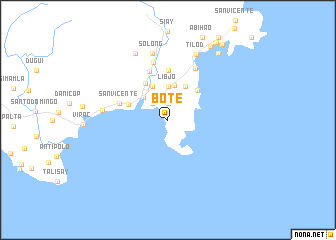 map of Bote