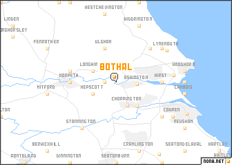map of Bothal