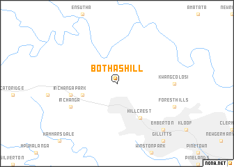 map of Bothaʼs Hill