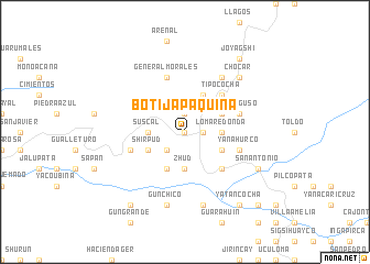 map of Botija Paquina