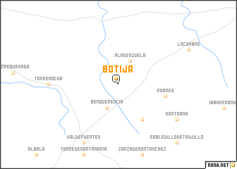 map of Botija