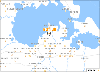 map of Botija