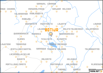 map of Botija