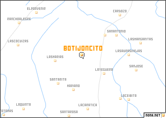 map of Botijoncito