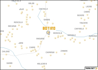 map of Botiro