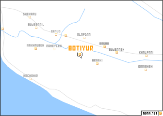 map of Botīyūr