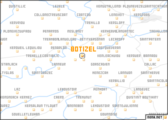 map of Bot Izel