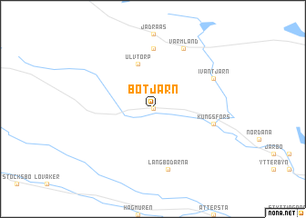 map of Botjärn
