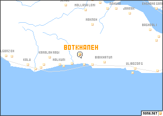 map of Botkhāneh