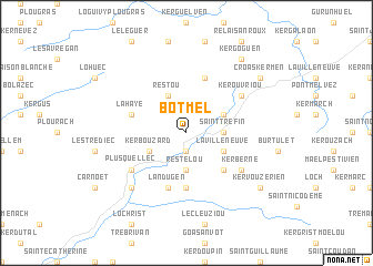 map of Botmel