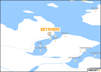 map of Botnhamn