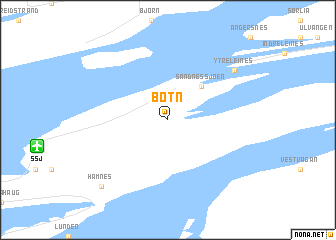 map of Botn