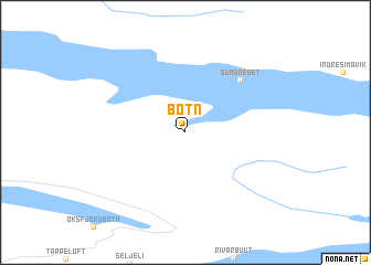 map of Botn