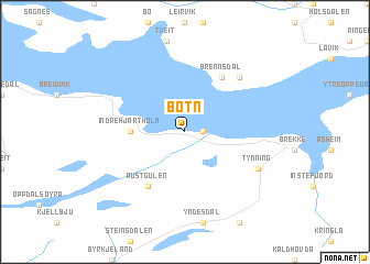 map of Botn