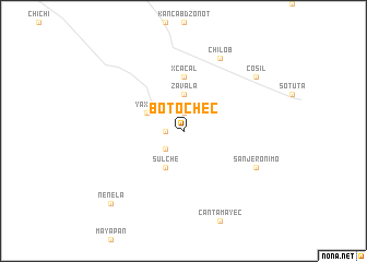 map of Botochec