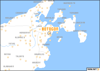 map of Botogon