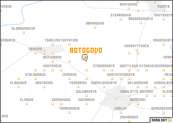 map of Botogovo