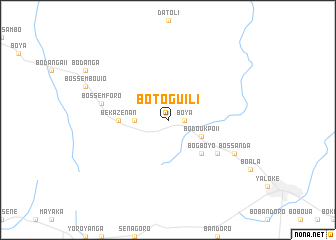 map of Botoguili