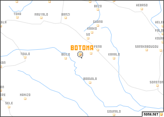 map of Botoma