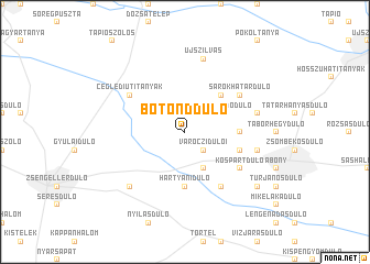 map of Botonddůlő