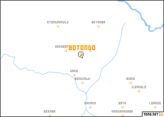 map of Botondo